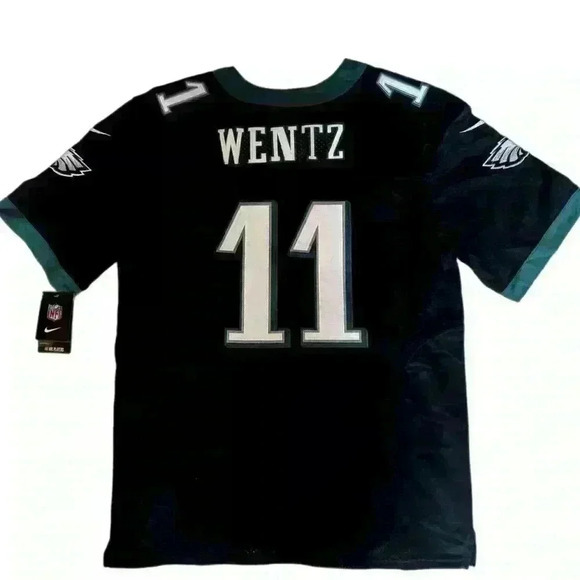Nike NFL Vapor Elite Size 48 Phil. Eagles WENTZ #11 On Field Stitched Jersey NWT - Picture 1 of 10